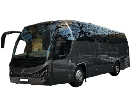 Premium Volvo Bus mit modernem Design und höchsten Sicherheitsstandards