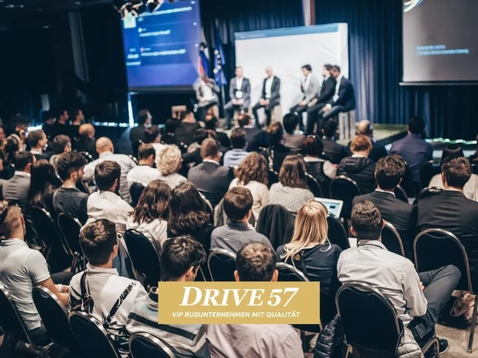 Business event in Berlin with international speakers and audience